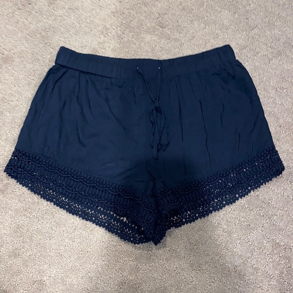 Black Tie Shorts - Picture 3 of 3